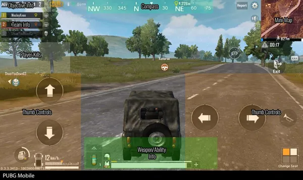 PUBG Mobile - HUD